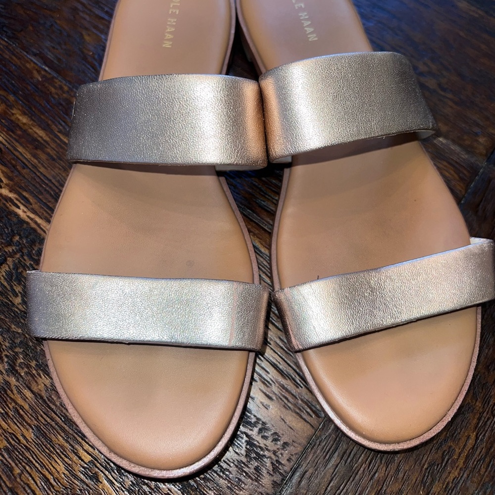 Cole  Haan women’s sandals rose gold size 9